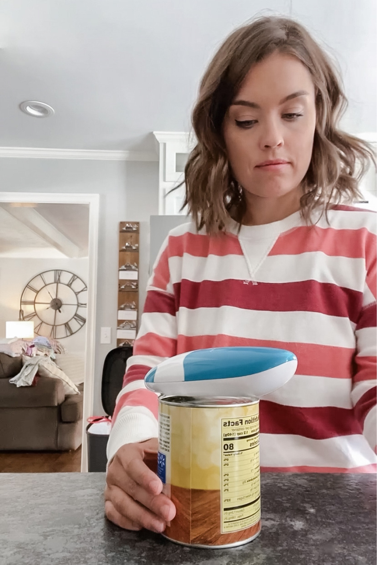 This Kitchen Mama automatic can opener definitely gets cool points. More importantly, it works and leave NO sharp edges! 👏🏼 

As a busy mom, I can appreciate anything that’s hands-free and gets the job done. Definitely a small kitchen appliance I’m happy to have!

#LTKunder50 #LTKhome #LTKFind