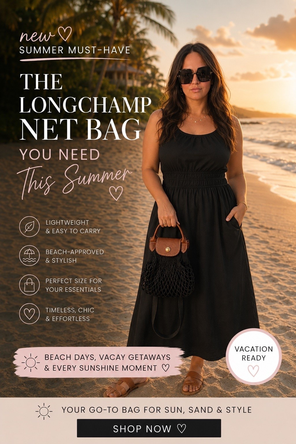 The perfect beach bag to avoid sand traps 😉