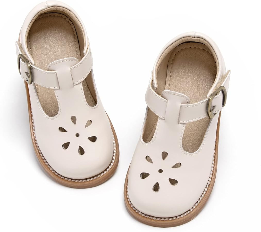 Felix & Flora Toddler Little Girl Mary Jane Dress Shoes - Ballet Flats for Girl Party School Shoe... | Amazon (US)