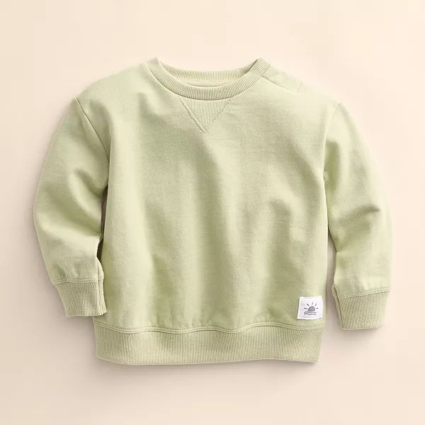 Baby & Toddler Little Co. by Lauren Conrad Organic Solid Crew Sweatshirt | Kohl's