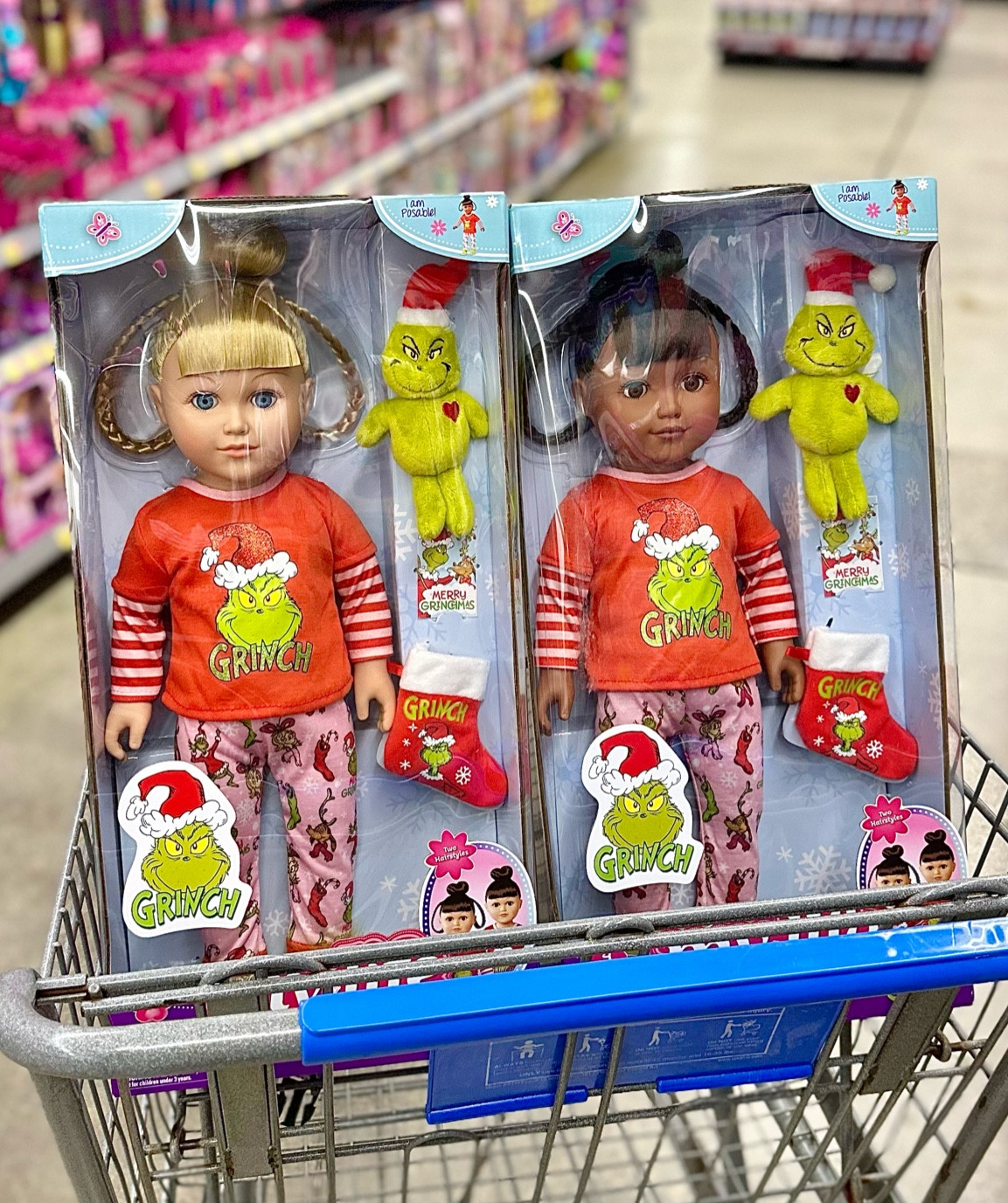I’m so excited that Walmart asked me to partner with them to share their  My Life as Grinch dolls🥰 you all loved these last year and all 3 are currently in stock!  Get these before they sell out like they did last year♥️ 

#LTKHoliday #LTKkids #LTKSeasonal