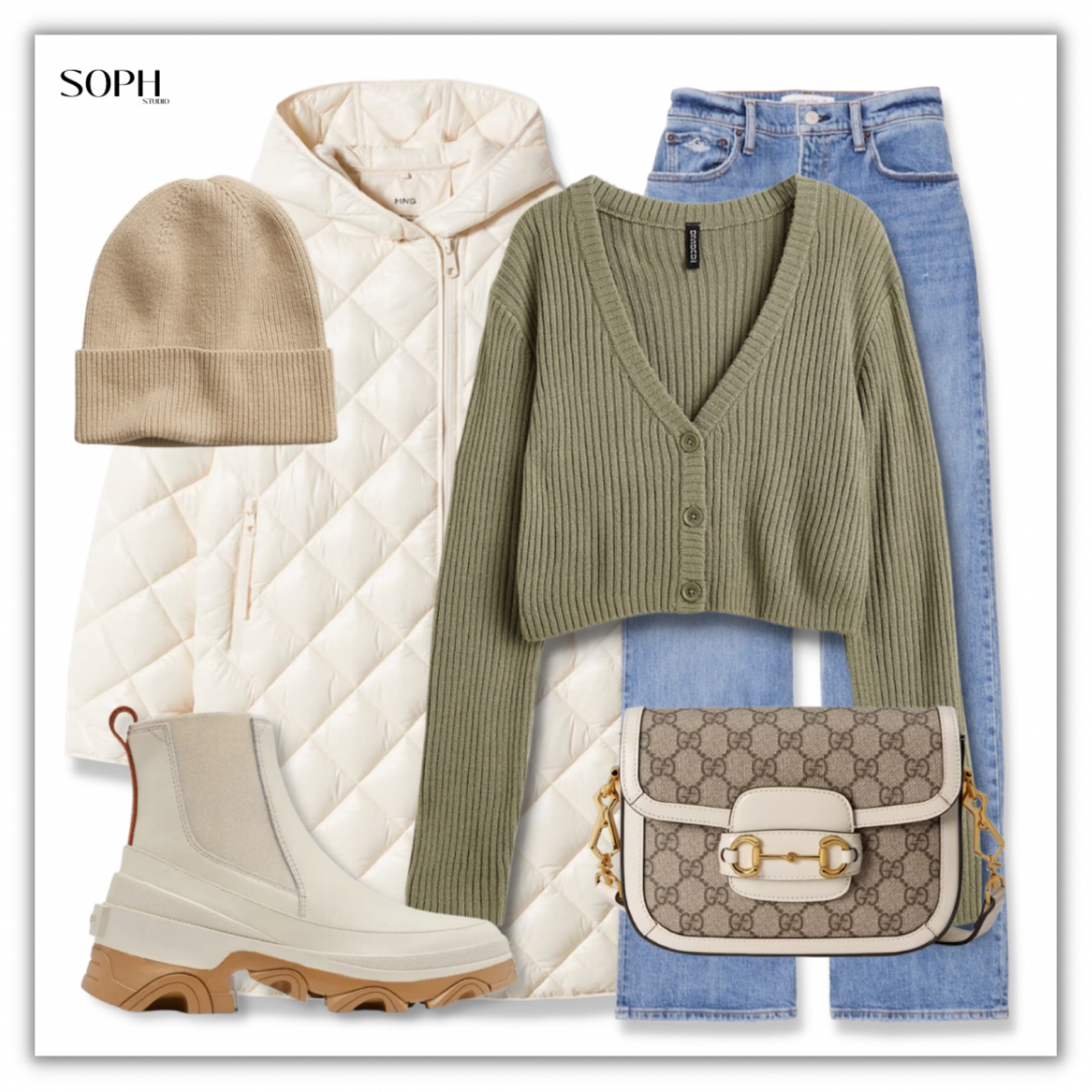 Street chic look styled with neutral tones! 🍃🤍✨

#LTKstyletip #LTKfit #LTKFind