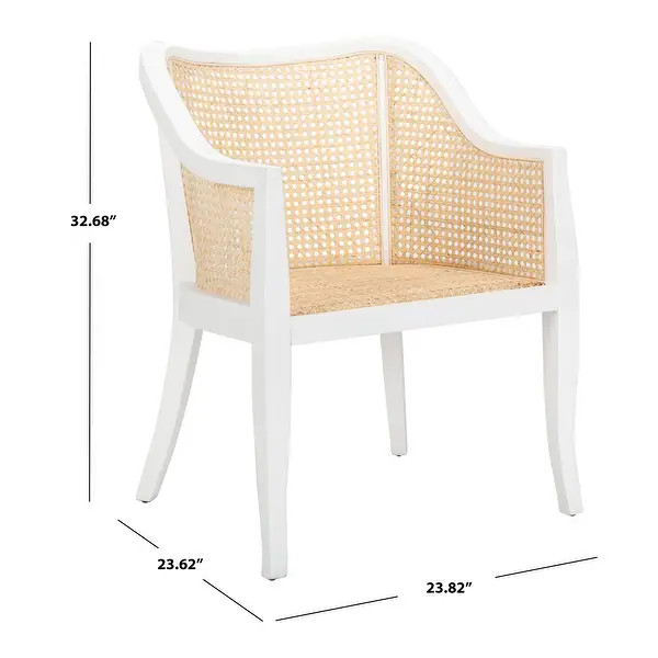 SAFAVIEH Maika Cane Dining Chair - 23.6" x 23.8" x 32.7" | Bed Bath & Beyond