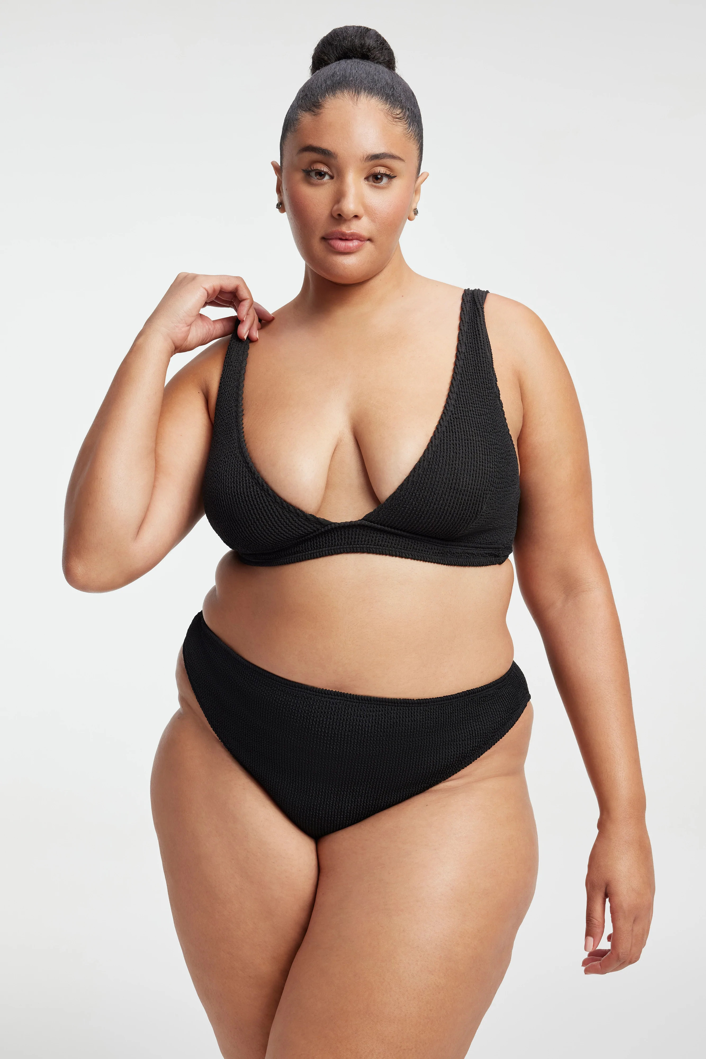 ALWAYS FITS SUPPORT BIKINI TOP | BLACK001 | Good American
