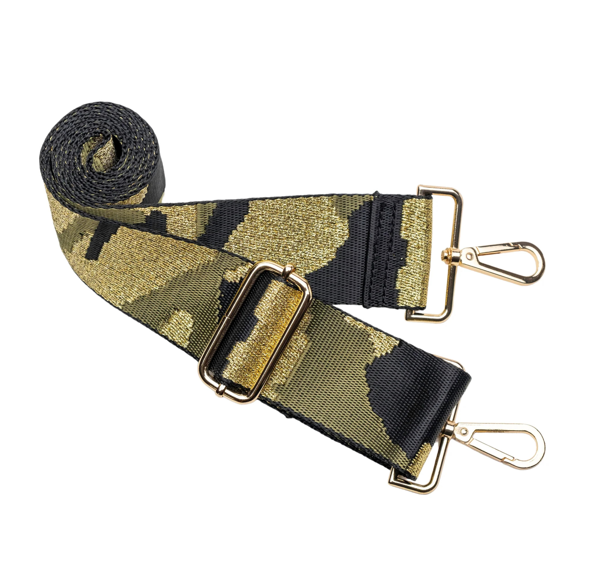 Army Green CAMO Strap with Gold hardware | WanderFull 