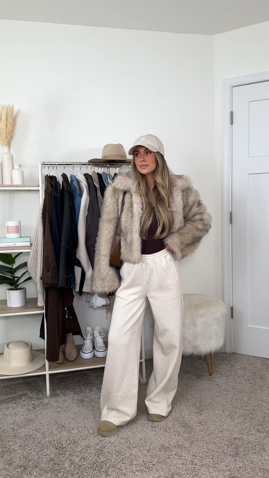 Casual winter outfit — comfy cozy but make it chic! I love this combo and the faux fur coat is the perfect layer. Size xs in everything 

#LTKPetite #LTKSeasonal #LTKFindsUnder100