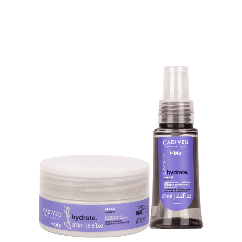 Kit Cadiveu Professional Essentials Hydrate by BLZ Sérum + Máscara (2 Produtos) | Beleza Na Web (BR)