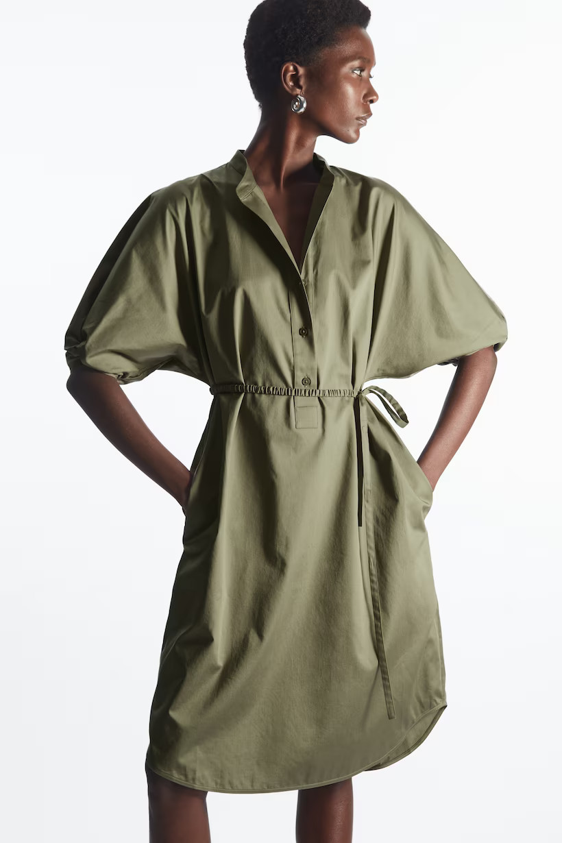 BELTED SHORT-SLEEVED SHIRT DRESS | COS (AU)