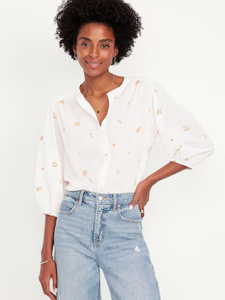 Button-Down Floral Shirt | Old Navy (US)