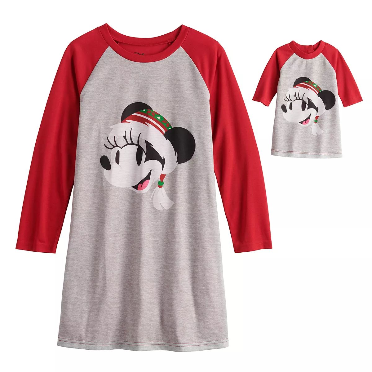 Disney's Minnie Mouse Girls 4-10 Mickey Family Night Gown & Doll Gown Set by Jammies For Your Fam... | Kohl's