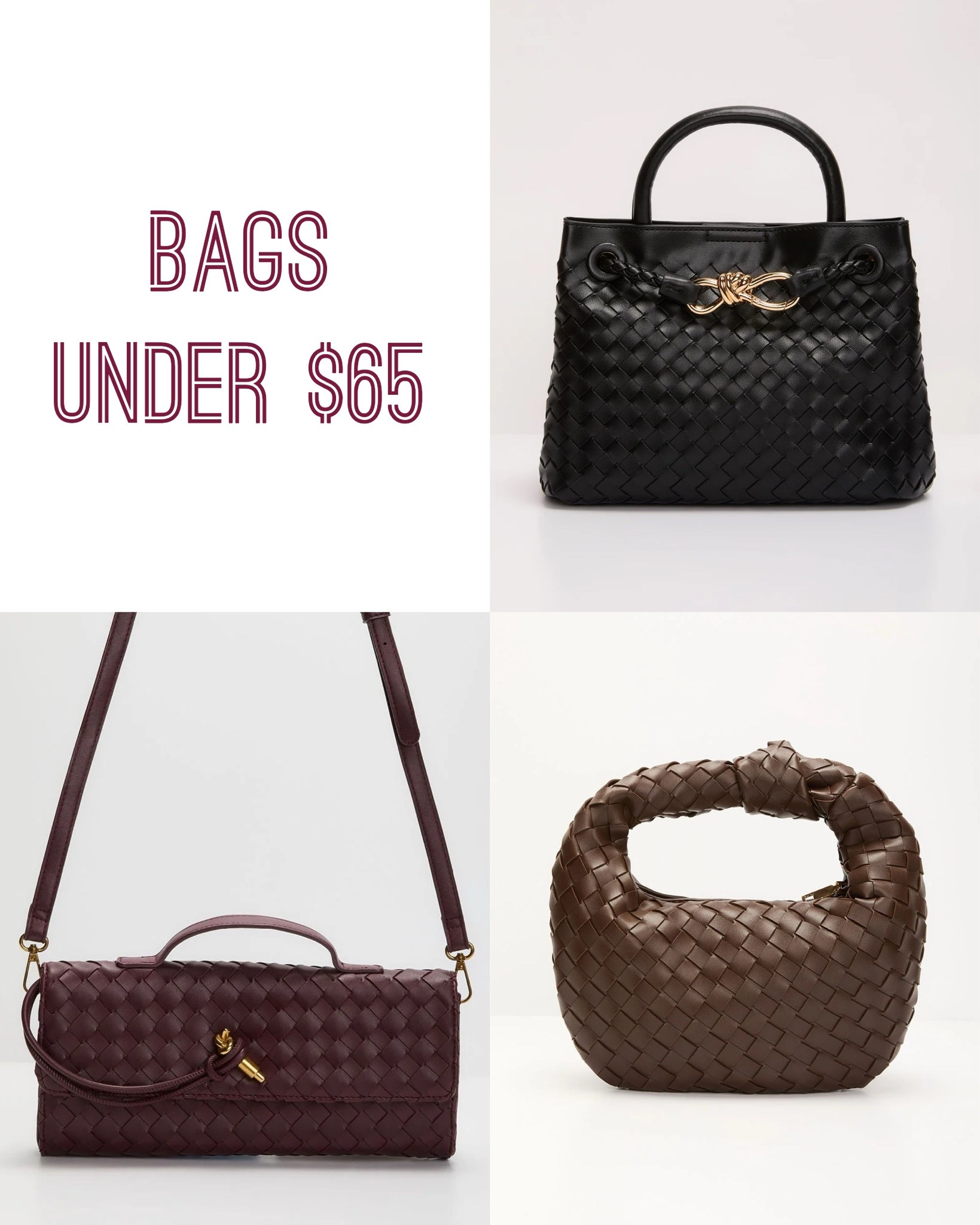 Expensive looking bags on sale under $65. These look like designer quality for less. Great fall bags.

#LTKSaleAlert #LTKWorkwear #LTKSeasonal