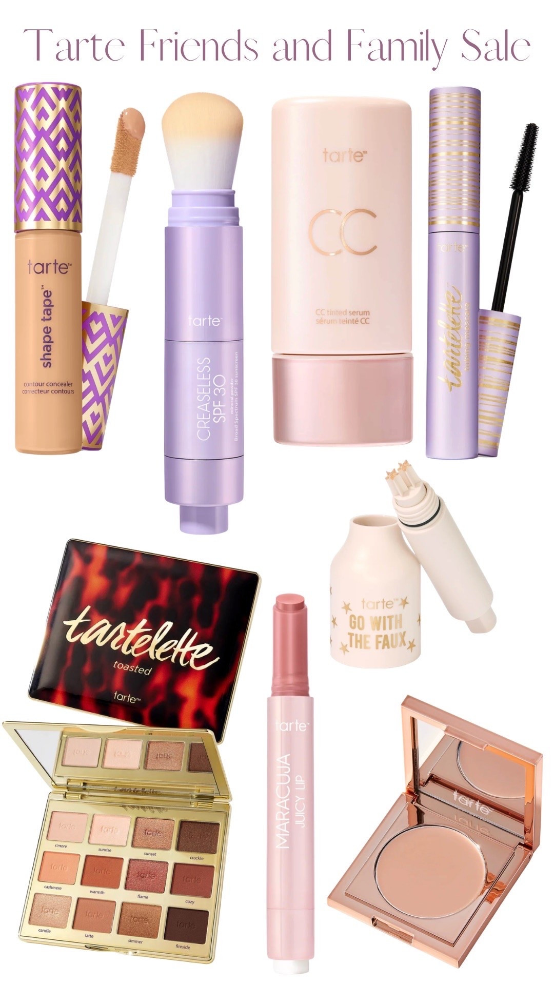 Tarte friends and family sale!! Save 35% sitewide so it’s the best time to stock up!!

#LTKSaleAlert #LTKgrwm #LTKBeauty