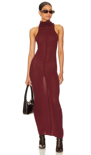 Gemma Maxi Dress in Wine | Revolve Clothing (Global)