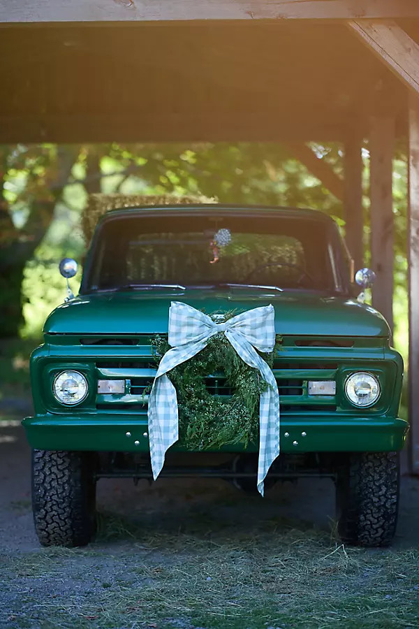 Gingham Bow Tree Topper | Anthropologie (US)