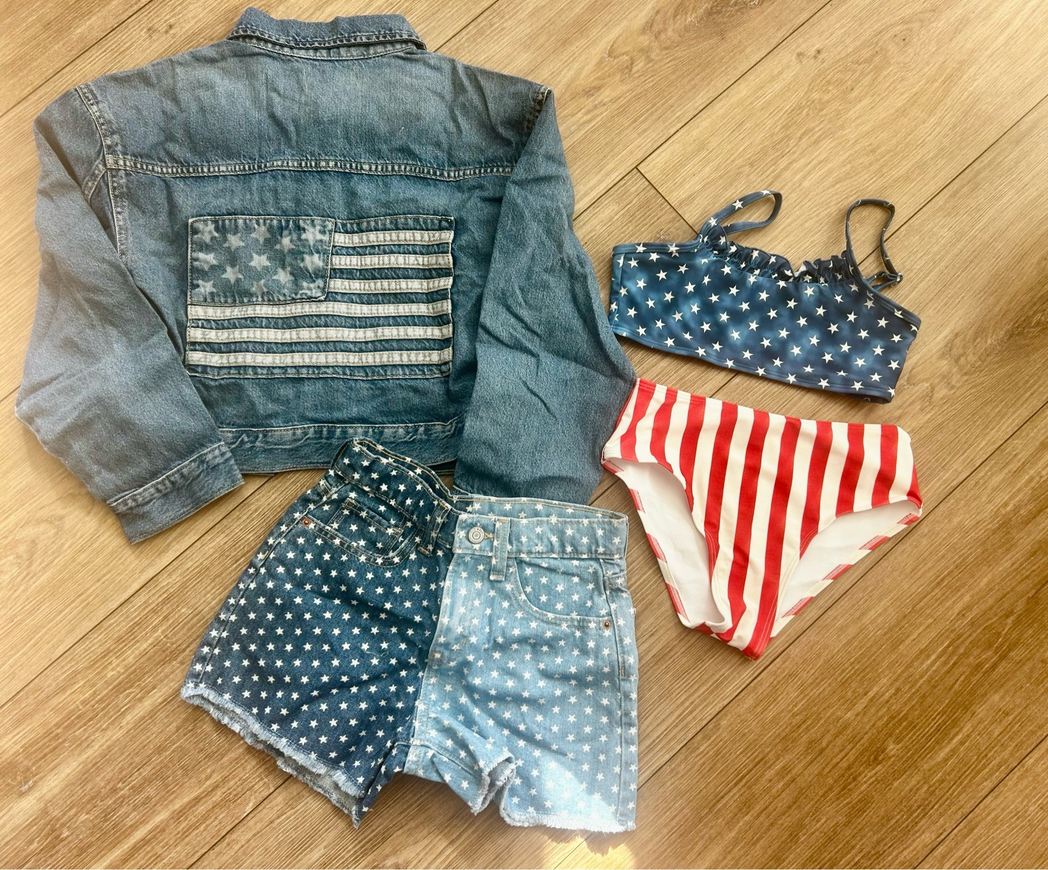 KIDS! Old Navy 4th of July haul 🇺🇸 Obsessed with all but this Jean jacket is everything! My daughter wears a size 8-10 but got this in a L 10-12 to be a bit oversized.

#LTKKids #LTKSeasonal #LTKmomlife