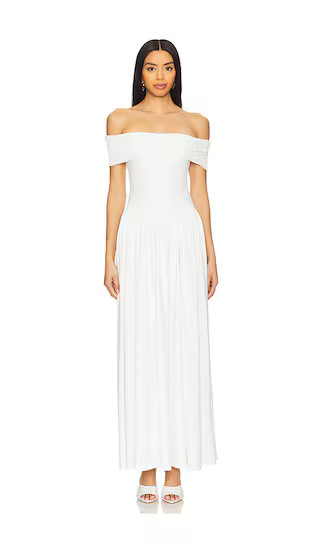 Brielle Maxi Dress in White | Revolve Clothing (Global)