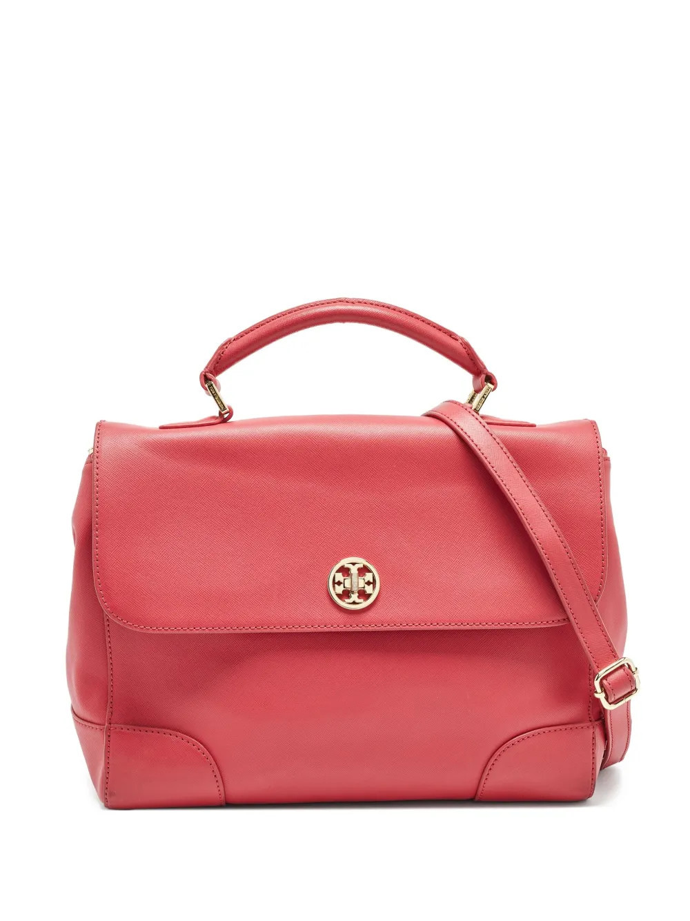 Tory Burch pre-owned Robinson leather tote bag - Pink | Farfetch Global