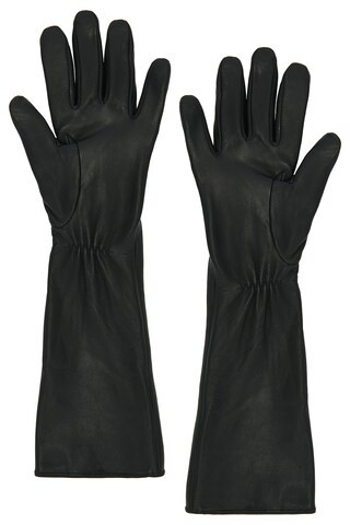 Faux Leather Gloves in Black | Revolve Clothing (Global)