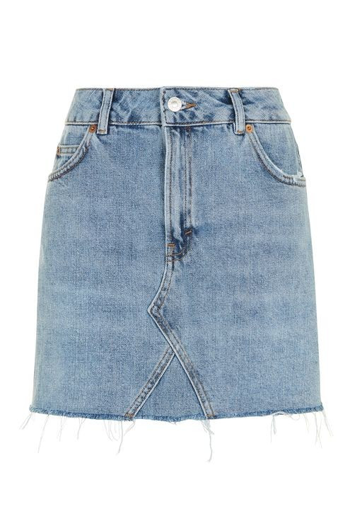 MOTO Mini Denim Skirt | Topshop US