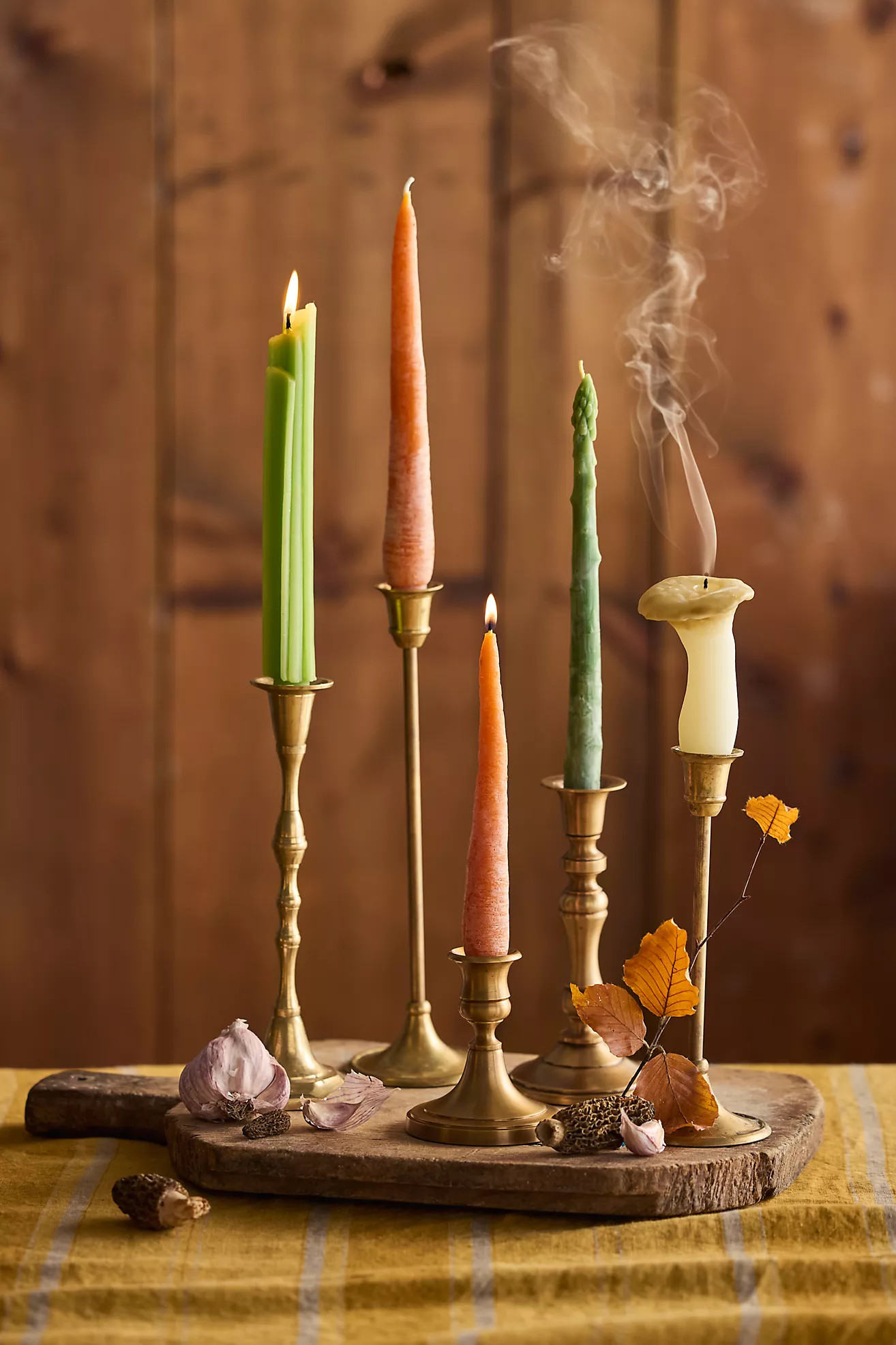 Happy Organics Carrot Beeswax Tapers, Set of 2 | Anthropologie (US)