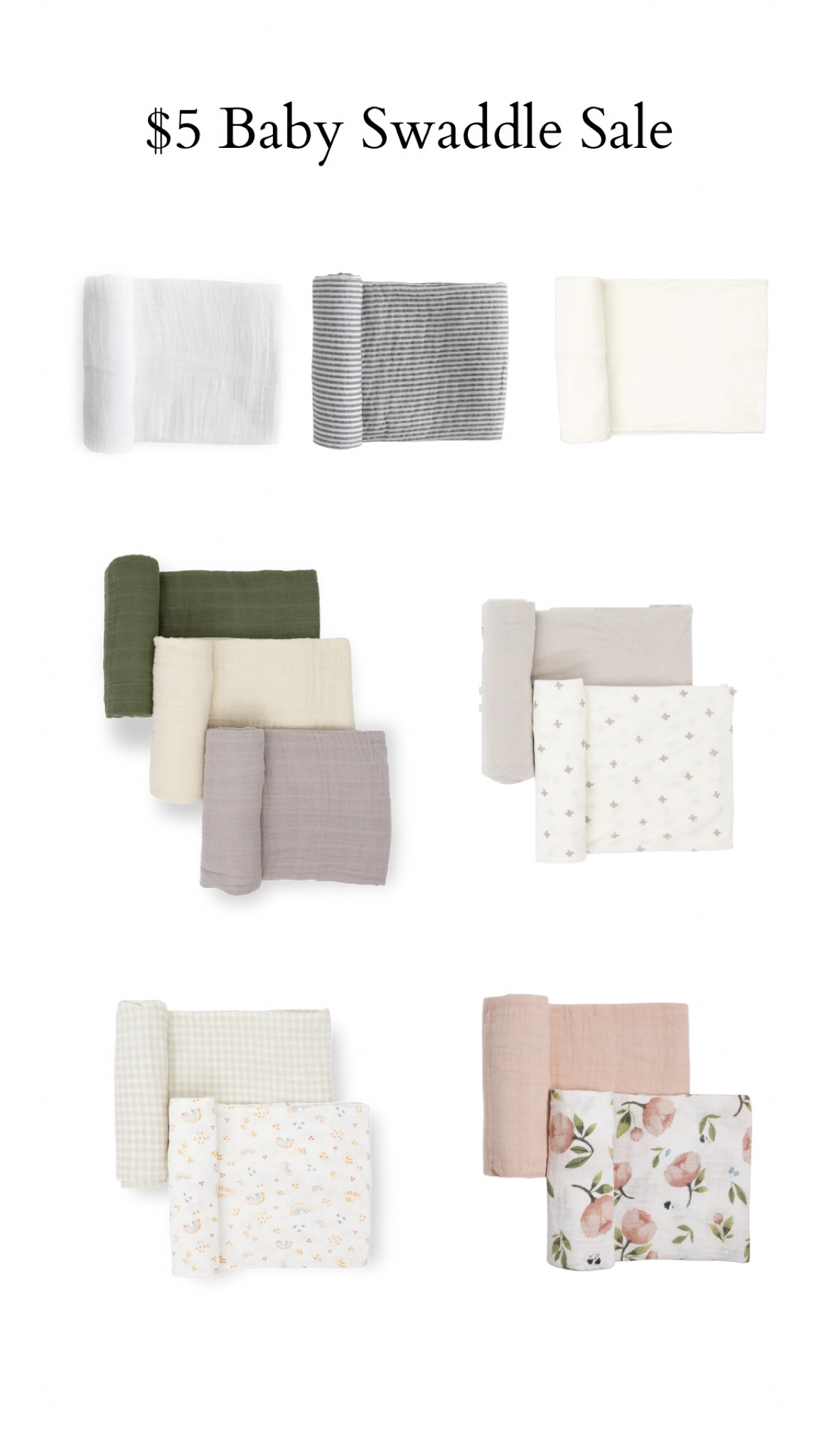$5 flash sale right now on these baby swaddles!!🤩

#LTKCyberWeek #LTKBaby #LTKSaleAlert