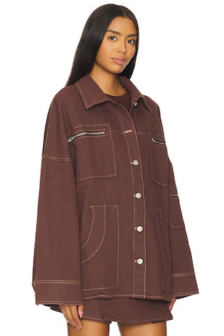 Avant Jacket in Chocolate | Revolve Clothing (Global)