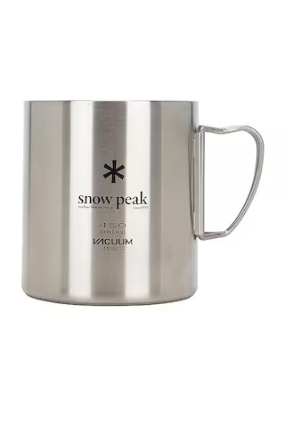 Snow Peak Stainless Double Wall 450 Mug in Silver from Revolve.com | Revolve Clothing (Global)