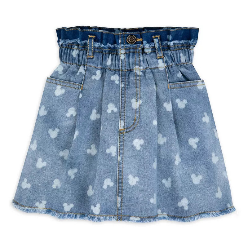 Girls' Disney Minnie Mouse Denim Skirt - Blue - Disney Store | Target
