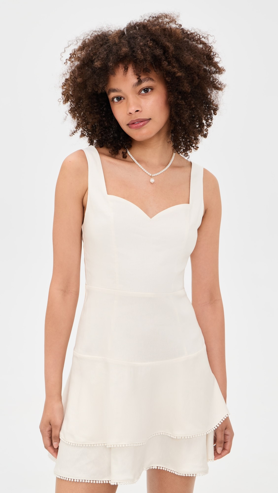 Miriam Sweetheart Tiered Mini Dress | Shopbop