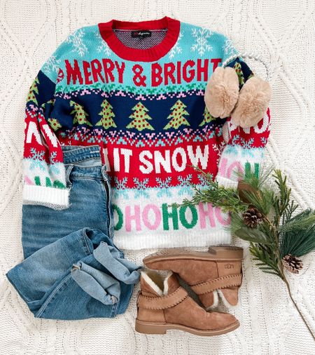 Target Christmas sweater outfit 💗 wear this for your ugly Christmas sweater party 

#LTKSeasonal #LTKGiftGuide #LTKHoliday