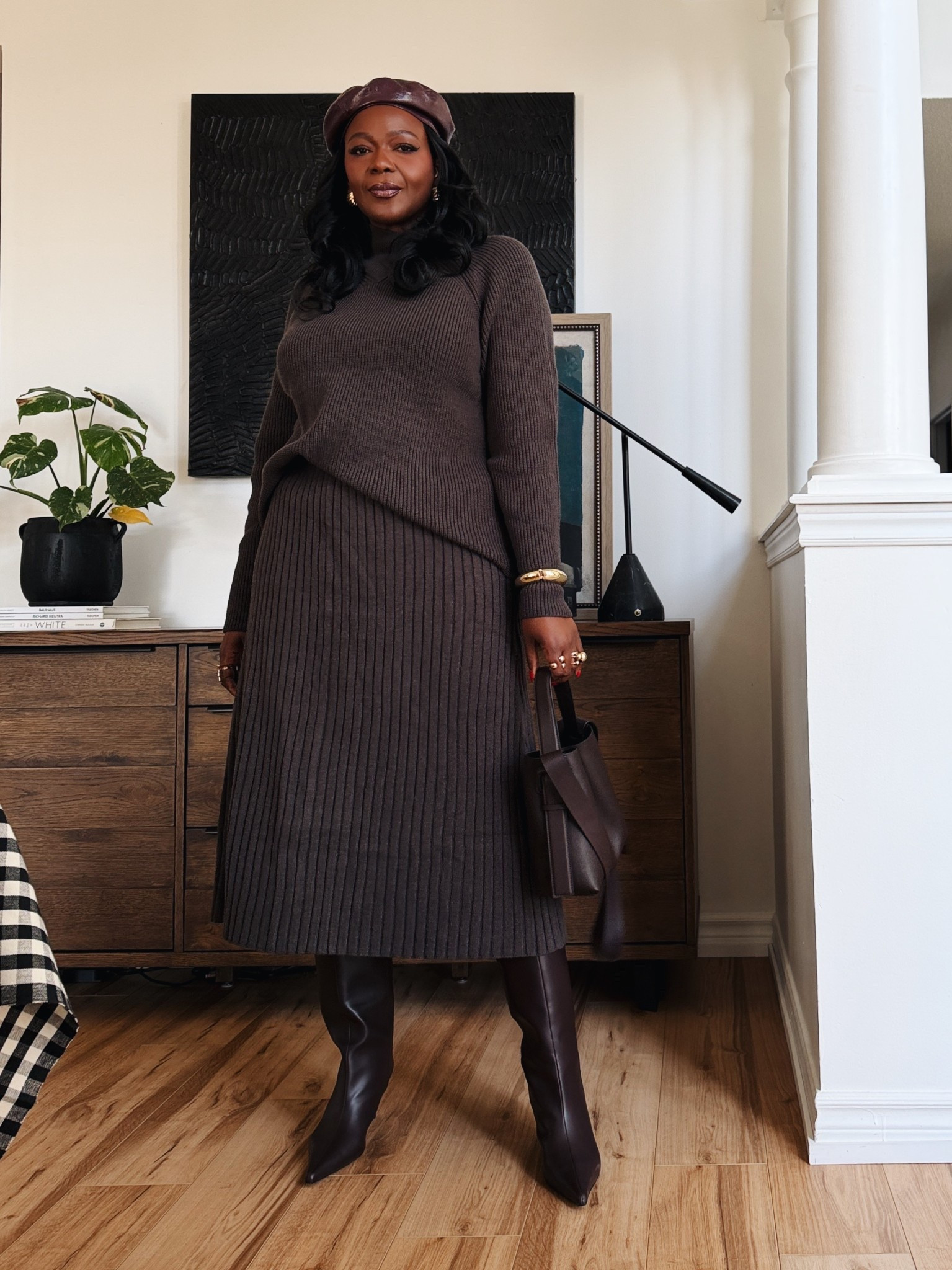 A cozy knit set perfect for work and running errands. Knee high boots/ knit set/ plus size

#LTKSeasonal #LTKPlusSize #LTKWorkwear