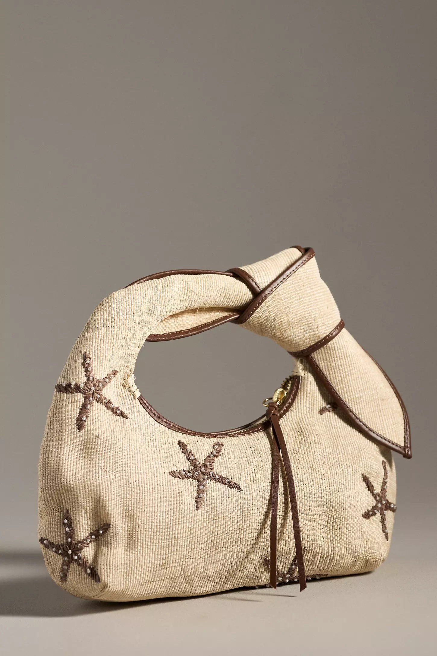 POOLSIDE The Josie Starfish Straw Top-Handle Bag | Anthropologie (US)
