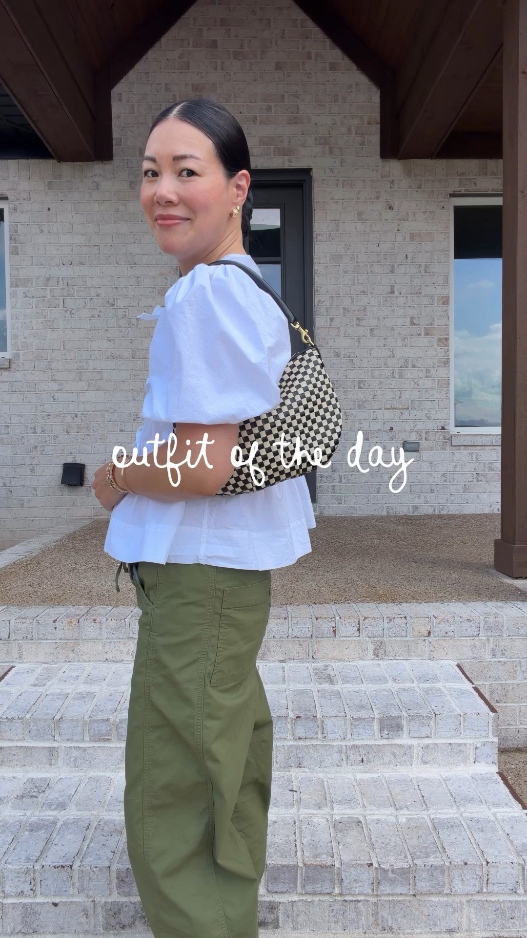 Sizing: wearing 36 in white top, XS in green pants. 

Use my code RTRXRLOGAN to save 50% off your first months rental using Rent the Runway!

#LTKootd #LTKOver40 #LTKPetite