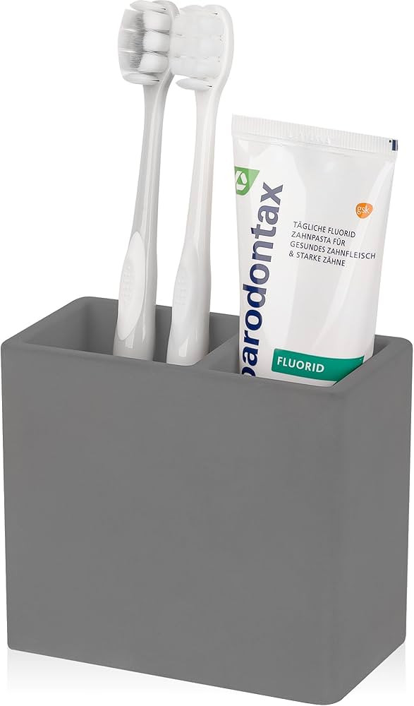 Diatomite Toothbrush Holder 2 Slots Tooth Brush Holder for Bathroom, Kids Electric Toothbrush and... | Amazon (US)