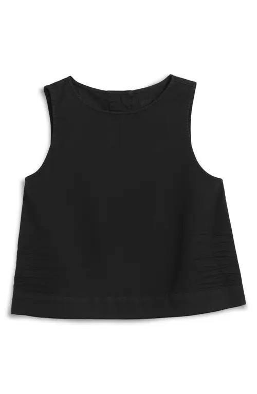 Frank & Eileen Cotton Shell Tank in Black Denim at Nordstrom, Size Medium | Nordstrom