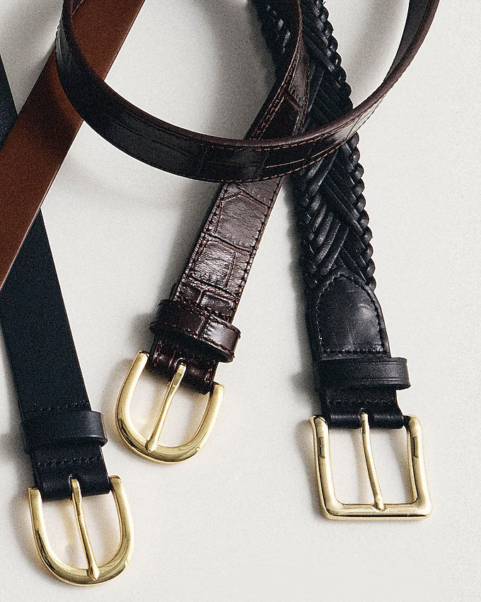 Classic belt in Italian leather | J. Crew US