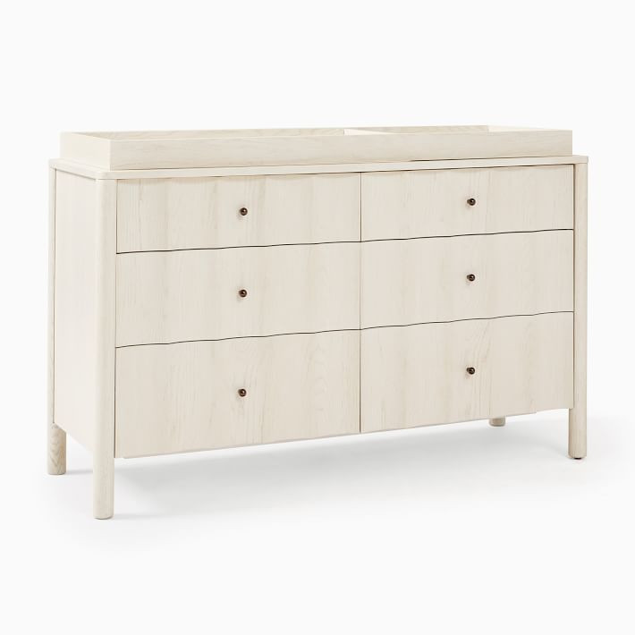 Sarah Sherman Samuel Scalloped 6-Drawer Changing Table (56") | West Elm (US)