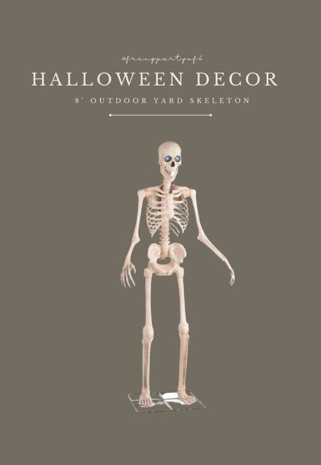 Found this 8’ yard skeleton for a great price, will sell out quickly! Similar to the 12’ Home Depot skeleton, just slightly shorter  

#LTKsalealert #LTKSeasonal #LTKhome