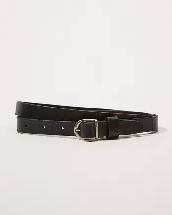 Skinny Leather Belt | Abercrombie & Fitch US & UK