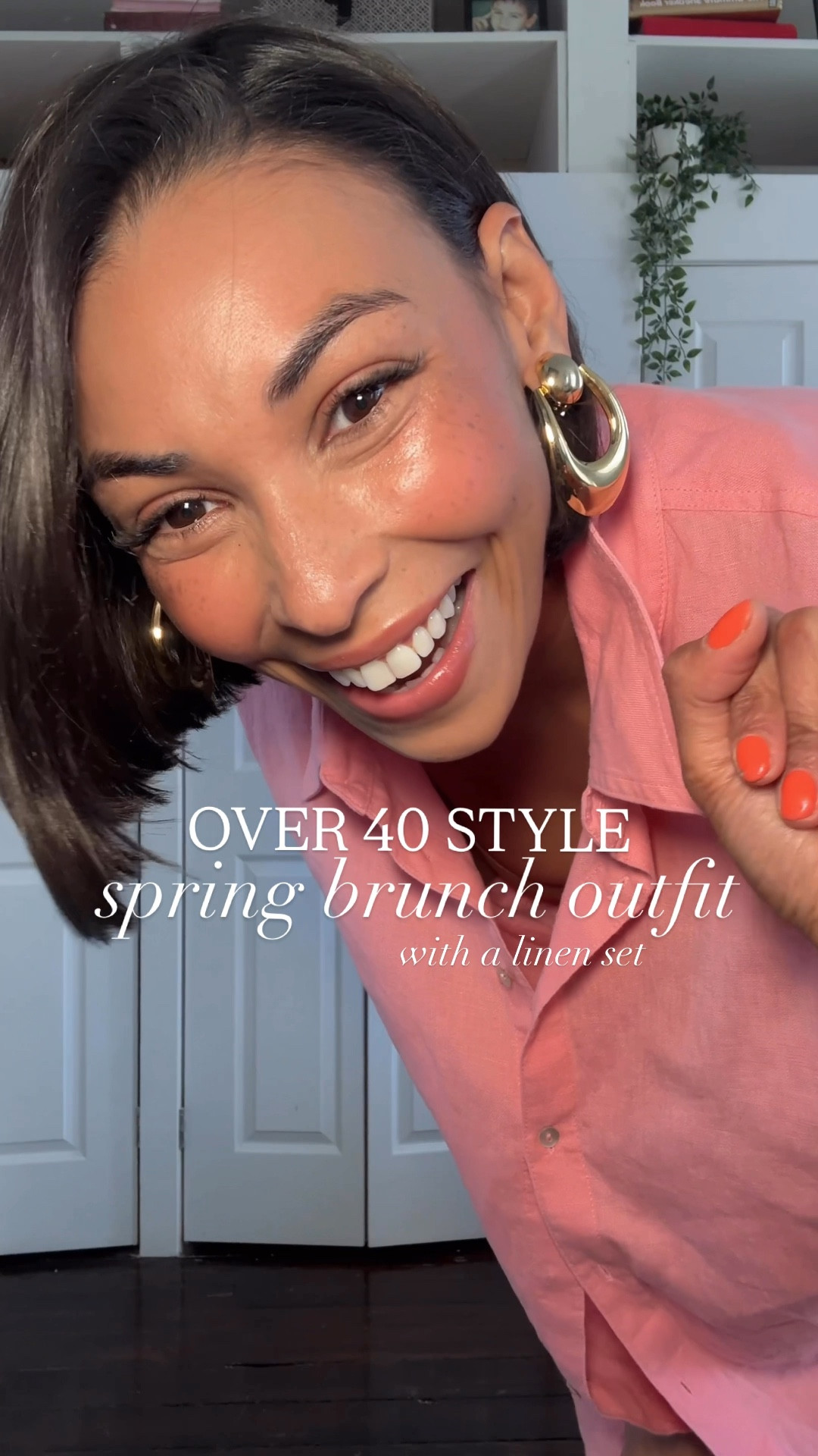 Spring Brunch Outfit 

Wearing a size small/tall/long in the pants and Large for the top 

#LTKOver40 #LTKStyleTip