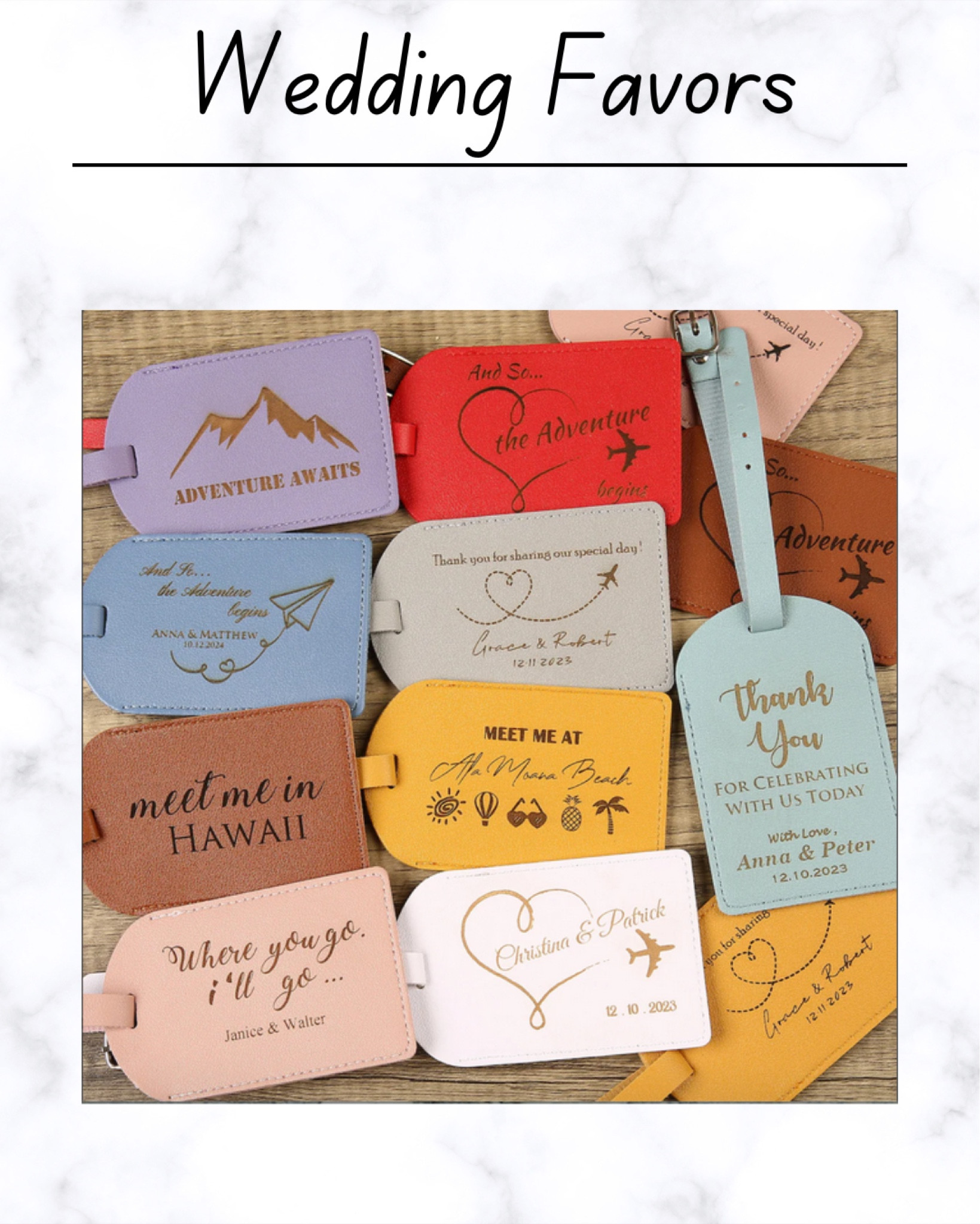 If you’re planning a wedding then check out these wedding favors on Etsy

Wedding favor, wedding planning, wedding decor, bride, groom, party favors 

#LTKSeasonal #LTKwedding #LTKU