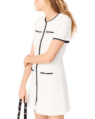 Rirsalino Contrast Trim Button Front Dress | Bloomingdale's (US)
