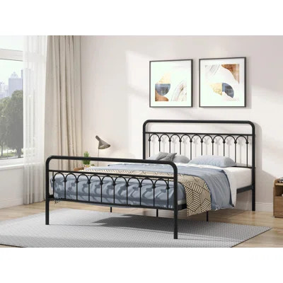 Metal Bed Queen | Wayfair Professional