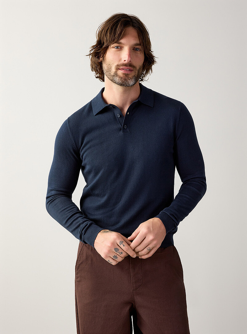 Modal knit polo | Simons
