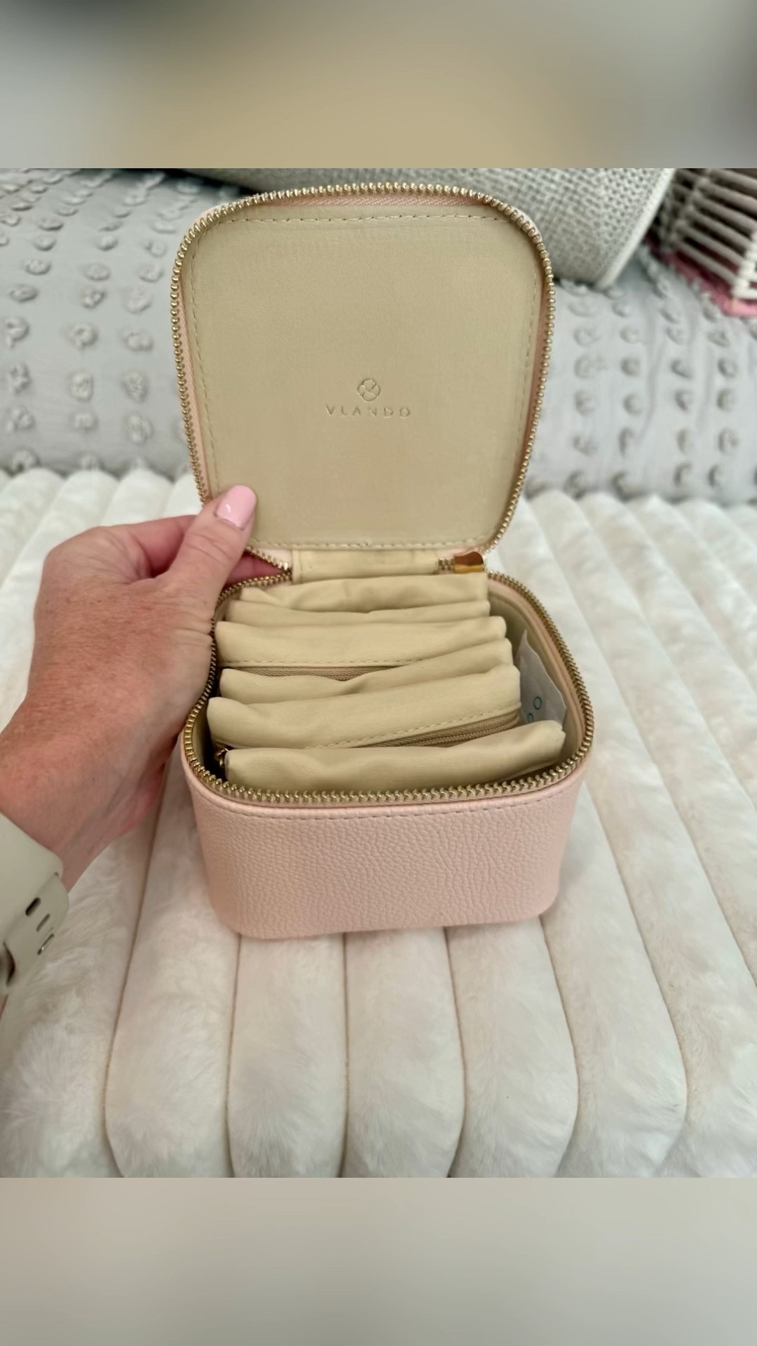 Saw Jen Reed share this jewelry holder and immediately grabbed it for my daughter. With limited space in her dorm room she will need a way to store her jewelry without it getting tangled together. This would make such a great gift too. 

#LTKU #LTKFindsUnder50 #LTKHome