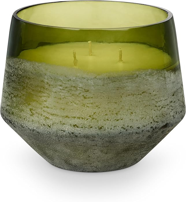 ILLUME Large Baltic Glass Candle, Balsam & Cedar | Amazon (US)