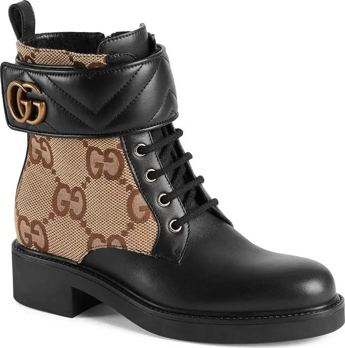 Maxi GG Matelassé Strap Bootie | Nordstrom