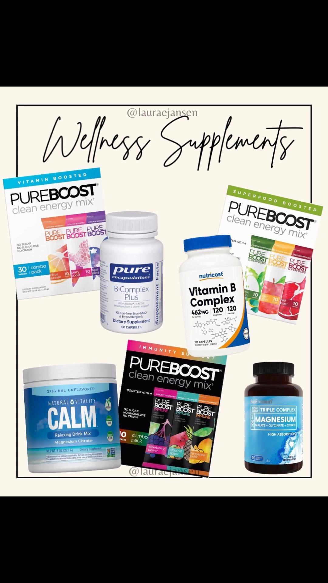 Supplements for health and wellness - consult your doctor first!

#LTKselfcare #LTKdayinmylife