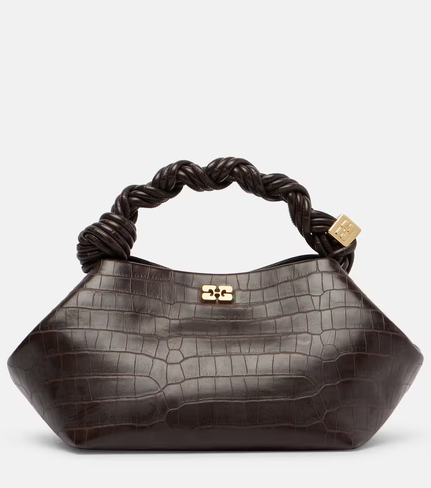 Ganni Bou Small croc-effect tote bag | Mytheresa (US/CA)