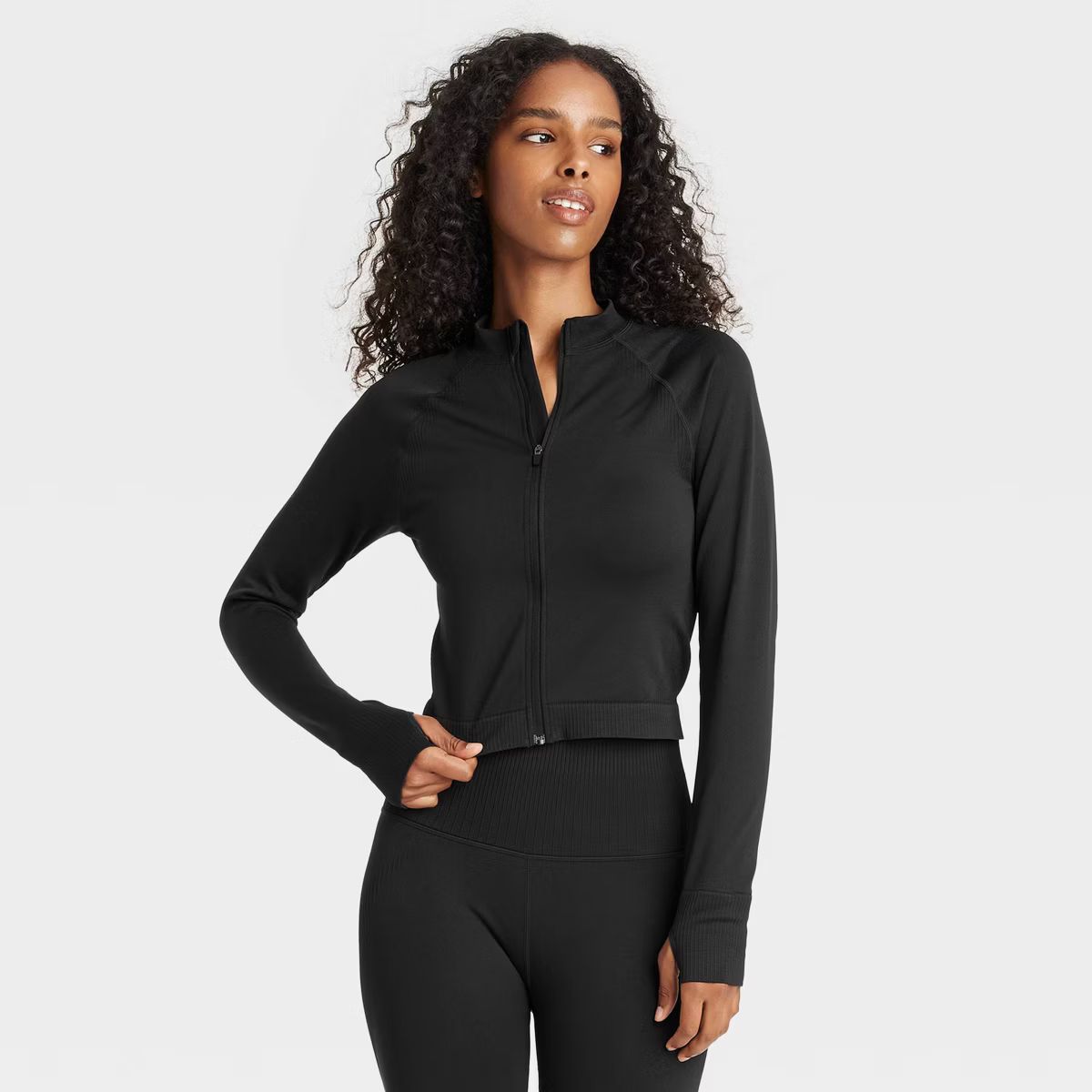 Women's Seamless Fitted Full Zip Jacket - JoyLab™ | Target